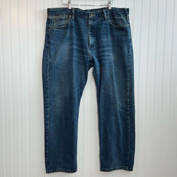 Wrangler Straight Leg Jeans Men’s 42X30 Medium Wash Classiccore Normcore - Picture 1 of 11